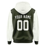 Custom Olive White Jacket