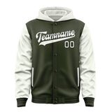 Custom Olive White Jacket