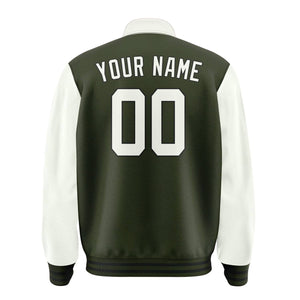 Custom Olive White Jacket