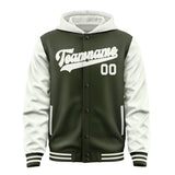 Custom Olive White Jacket
