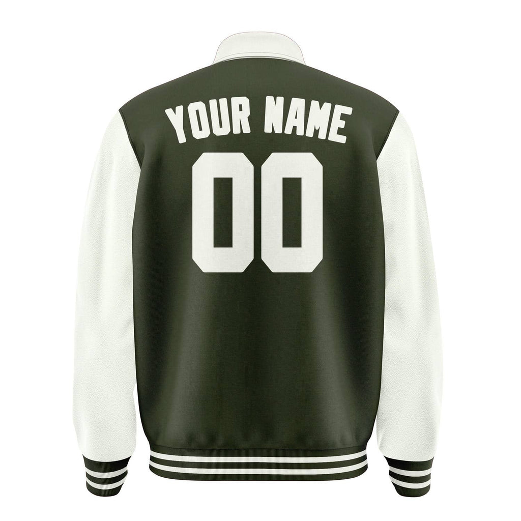 Custom Olive White Jacket