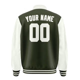 Custom Olive White Jacket