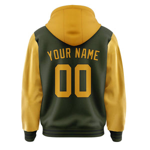 Custom Olive Yellow Jacket