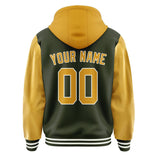 Custom Olive Yellow Jacket
