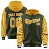 Custom Olive Yellow Jacket
