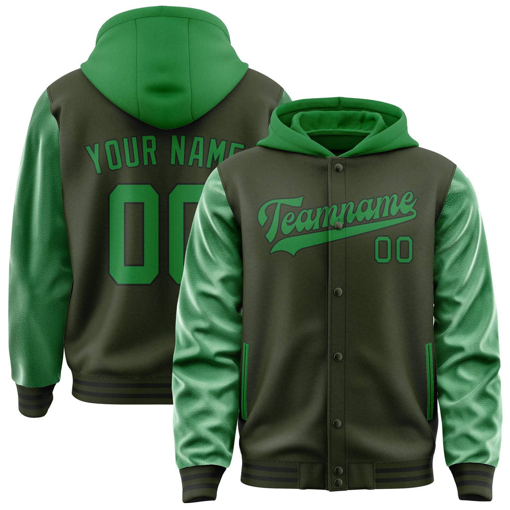 Custom Olive Emerald Green Jacket