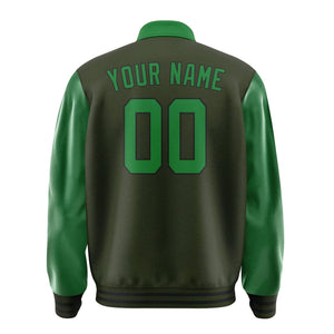Custom Olive Emerald Green Jacket