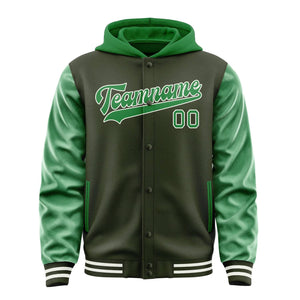 Custom Olive Emerald Green Jacket