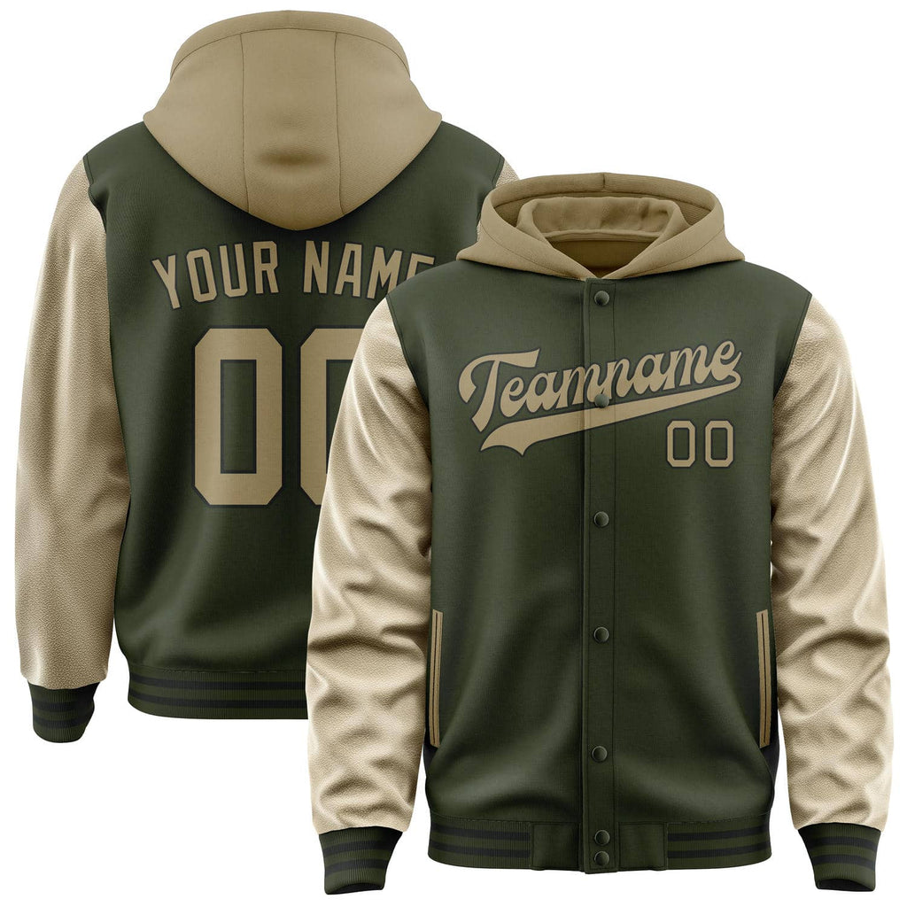 Custom Olive Light Khaki Jacket