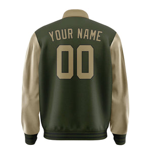 Custom Olive Light Khaki Jacket