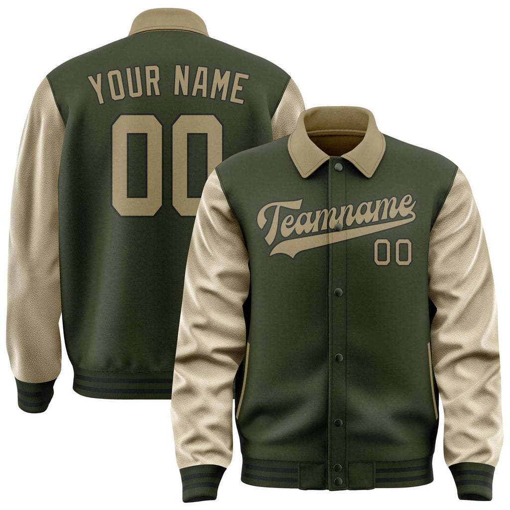 Custom Olive Light Khaki Jacket