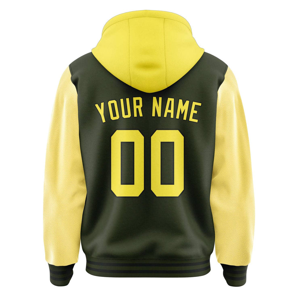 Custom Olive Light Yellow Jacket