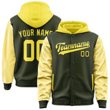 Custom Olive Light Yellow Jacket