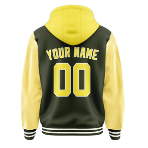 Custom Olive Light Yellow Jacket