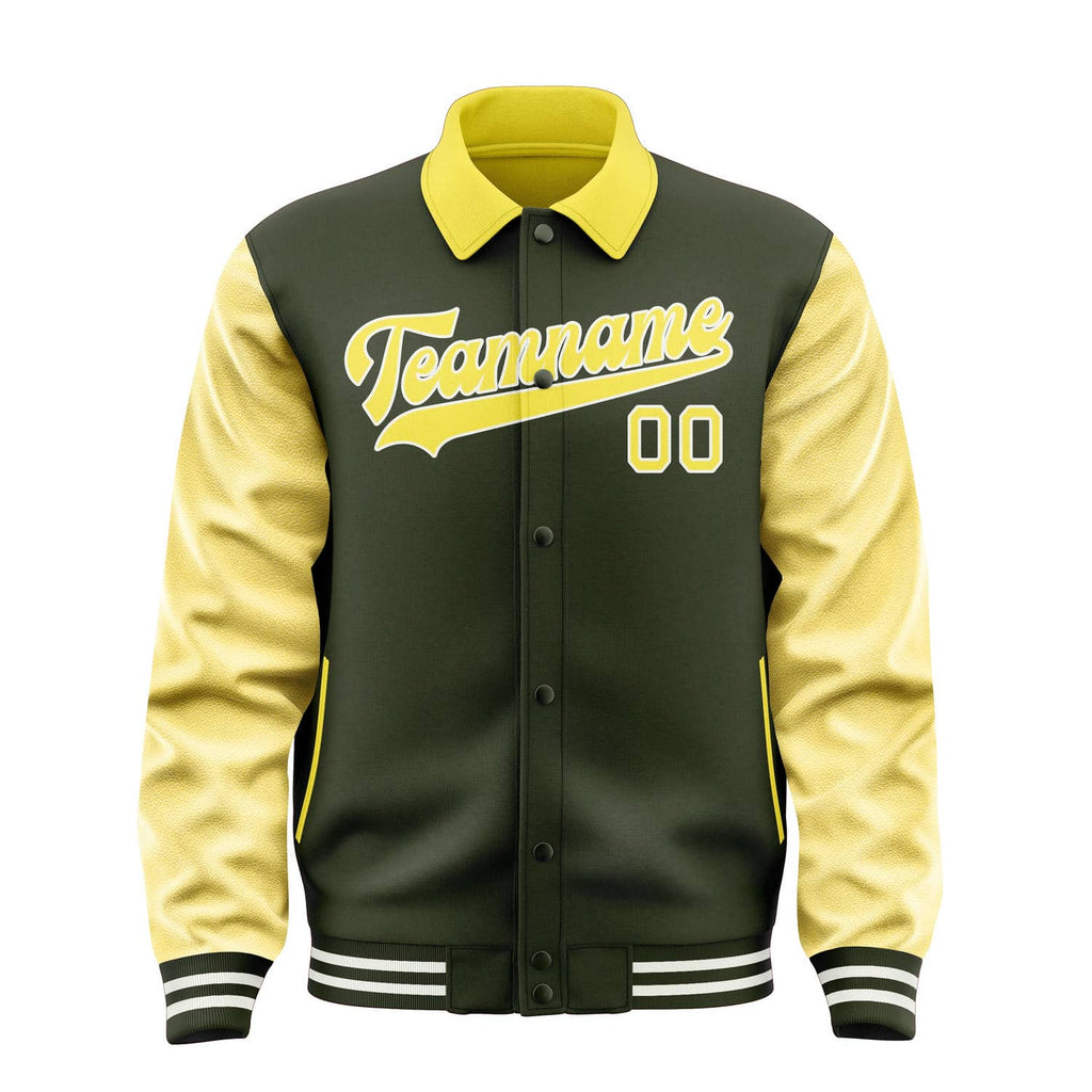 Custom Olive Light Yellow Jacket