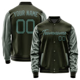 Custom Olive Blue Green Jacket