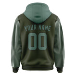 Custom Olive Blue Green Jacket