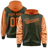 Custom Olive Orange Jacket