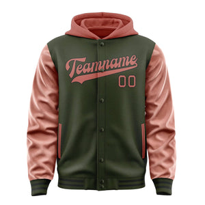 Custom Olive Copper Rose Jacket