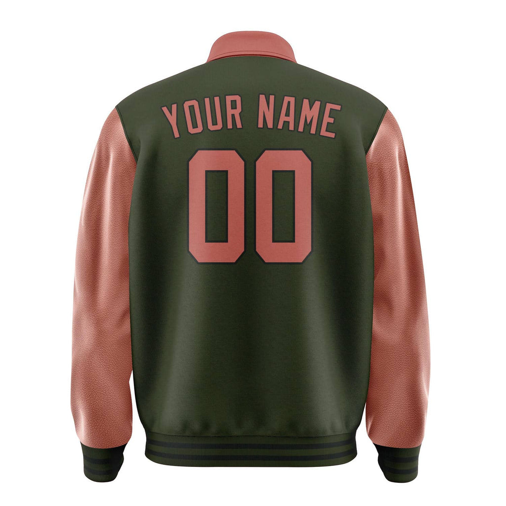 Custom Olive Copper Rose Jacket