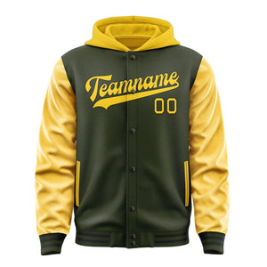 Custom Olive Gold Jacket