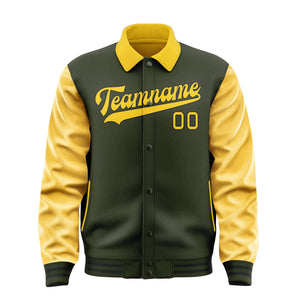 Custom Olive Gold Jacket
