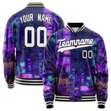 Custom Neon Night Market Jacket