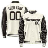 Custom Cream Brown Jacket
