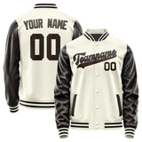Custom Cream Brown Jacket