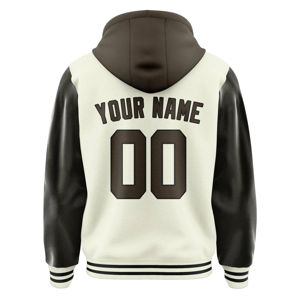Custom Cream Brown Jacket