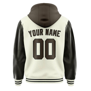 Custom Cream Brown Jacket