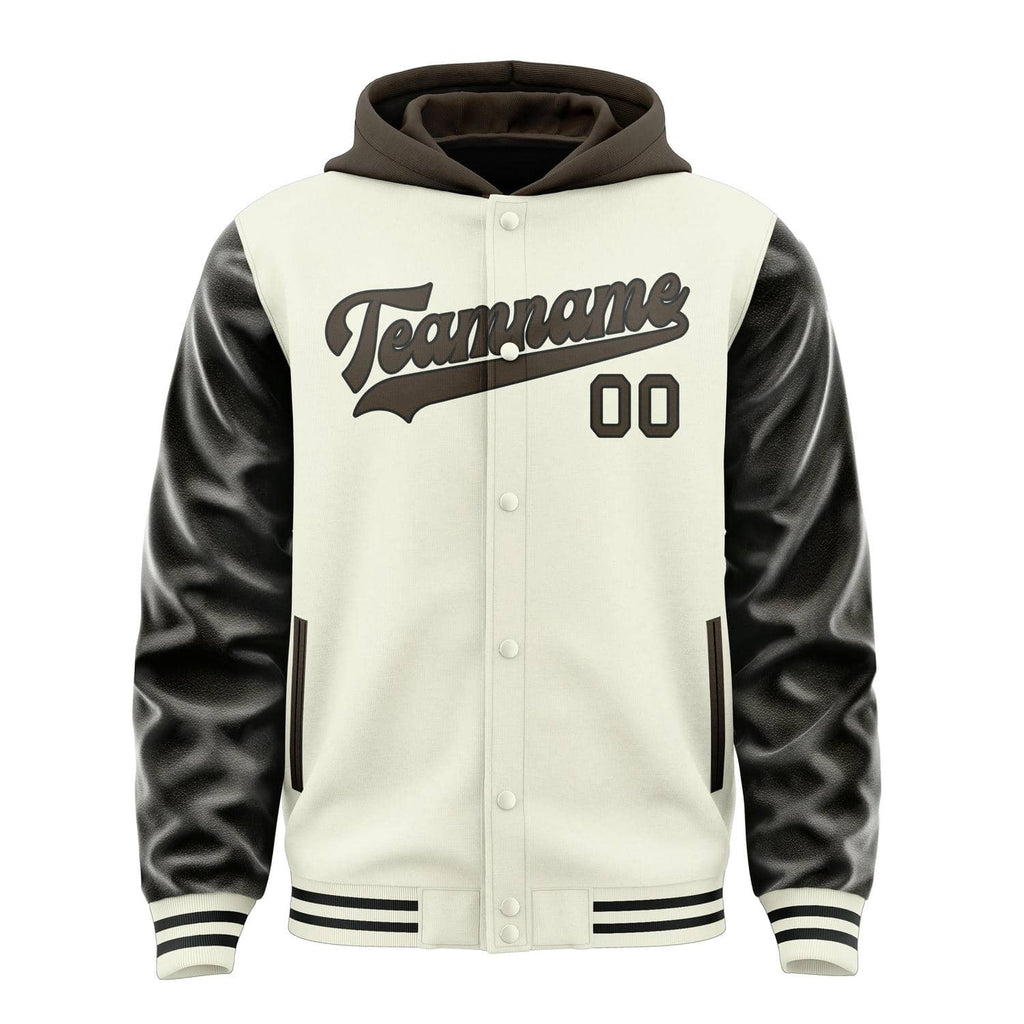 Custom Cream Brown Jacket