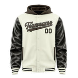 Custom Cream Brown Jacket
