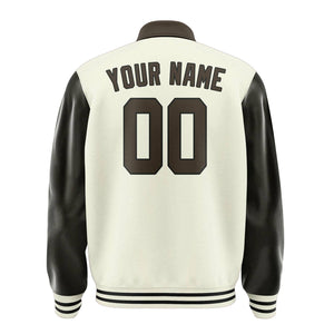 Custom Cream Brown Jacket