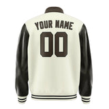 Custom Cream Brown Jacket