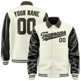 Custom Cream Brown Jacket
