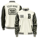 Custom Cream Olive Jacket
