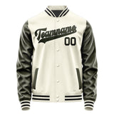 Custom Cream Olive Jacket JA0303020317B31702