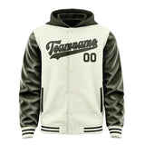 Custom Cream Olive Jacket