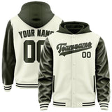 Custom Cream Olive Jacket