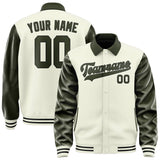 Custom Cream Olive Jacket