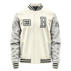 Custom Cream Gray Jacket JA030304031717040417