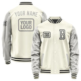 Custom Cream Gray Jacket