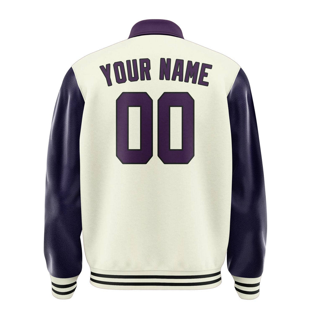 Custom Cream Purple Jacket