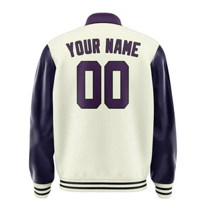 Custom Cream Purple Jacket