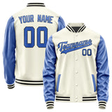 Custom Cream Sky Blue Jacket