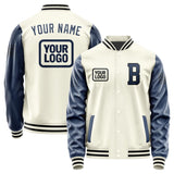 Custom Cream Blue Jacket