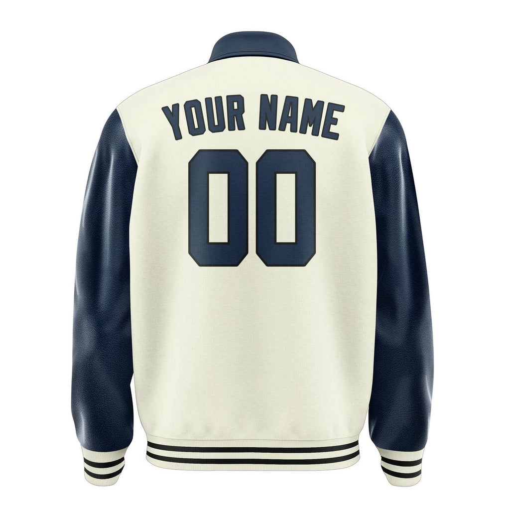 Custom Cream Blue Jacket