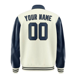 Custom Cream Blue Jacket