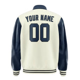 Custom Cream Blue Jacket